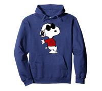 Peanuts Snoopy Joe Cool Old School Comic Geek Retro 80s 90s Pullover Hoodie