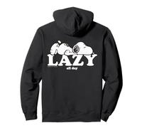 Peanuts Snoopy Lazy All Day Sleepy Dog Fun Art Classic Lol Pullover Hoodie