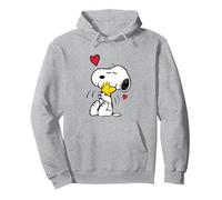 Peanuts - Snoopy Lots Of Love Pullover Hoodie, Adult Unisex, Heather Grey, X-Large