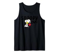 Peanuts Snoopy Love Graffiti Style Vintage Comic Art Street Tank Top