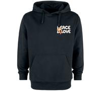 Peanuts Snoopy Love Hoodie black L