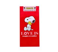 Peanuts Snoopy Love Is Red Chocolate Bar Gift Tin Collectable Gift - Infinity Brands - Whimsical Design, Eco-Conscious, Heartfelt, Collector's Item, Memorable Gift