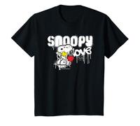 Peanuts Snoopy Love Woodstock Graffiti Retro 90s Art Street T-Shirt
