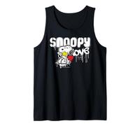 Peanuts Snoopy Love Woodstock Graffiti Retro 90s Street Art Tank Top