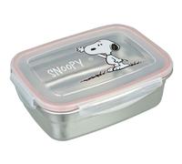 Undercover Snoopy Lunch Box with Rubber Seal Stainless Steel 550 ml Capacity Sandwich Box School Lunch Box for Children