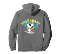 Peanuts Snoopy Masked Legendary Superhero Caped Beagle Lol Pullover Hoodie, Adult Unisex, Asphalt Grey, X-Large