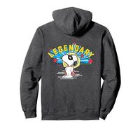 Peanuts Snoopy Masked Legendary Superhero Caped Beagle Lol Pullover Hoodie, Adult Unisex, Dark Heather Grey, X-Large