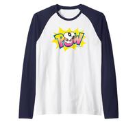 Peanuts Snoopy Masked Pow Super Hero Caped Beagle Comic LOL Raglan Baseball Tee