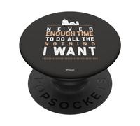 Peanuts Snoopy Never Enough Time PopSockets Adhesive PopGrip