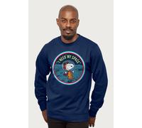 Peanuts Snoopy On The Moon I Need My Space Sweatshirt in Navy | Size: Medium Peanuts Navy M