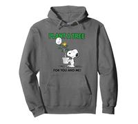 Peanuts Snoopy Plant A Tree Pullover Hoodie, Adult Unisex, Asphalt Grey, XX-Large