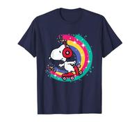 Peanuts Snoopy Roller Skating Rainbow T-Shirt
