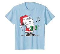 Peanuts Snoopy Santa Xmas Classic Retro Party 80s Style Kids T-Shirt
