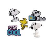 Peanuts Snoopy Set Of 5 Pin Badges