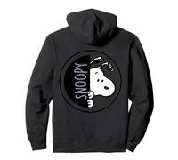 Peanuts Snoopy Sneaky Pose Big Face Fun Cartoon Classic Lol Pullover Hoodie