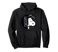 Peanuts Snoopy Sneaky Pose Big Face Fun Cartoon Lol Classic Pullover Hoodie