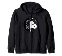Peanuts Snoopy Sneaky Pose Big Face Fun Cartoon Lol Classic Zip Hoodie