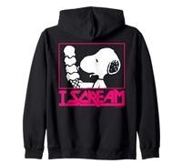Peanuts Snoopy Summer Vibes Ice Cream Scream Classic Music Zip Hoodie
