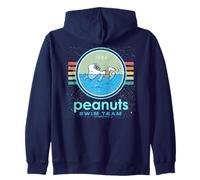 Peanuts Snoopy Swim Team Pro Summer Sports 86 Epic Champion Zip Hoodie