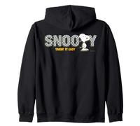 Peanuts Snoopy Take Easy Life Sleep Peace Quiet Classic Rest Zip Hoodie