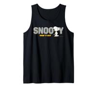 Peanuts Snoopy Take Easy Life Sleep Peace Quiet Rest Classic Tank Top