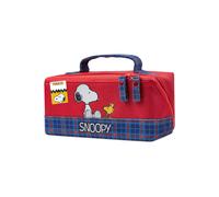 Peanuts Snoopy Toiletry Bag Makeup Cosmetics Travel Holiday Essentials in Red Peanuts Red One Size