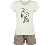 Peanuts Snoopy und Woodstock - All Smiles Pyjama multicolour L