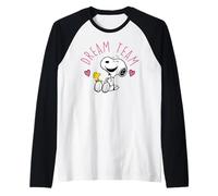 Peanuts Snoopy Valentines Dream Team Love Friends Classic Raglan Baseball Tee