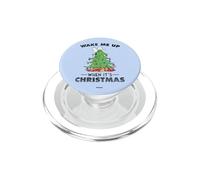 Peanuts Snoopy Wake Me Up When It's Christmas PopSockets PopGrip for MagSafe