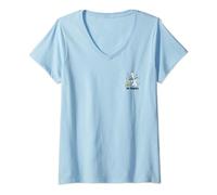 Peanuts - Snoopy Woodstock Be Happy Dance V-Neck T-Shirt