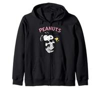 Peanuts Snoopy Woodstock Best Friends XOXO Classic Happiness Zip Hoodie