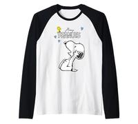 Peanuts Snoopy Woodstock Cheeky Friends Love Hearts Classic Raglan Baseball Tee