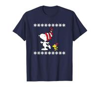 Peanuts - Snoopy Woodstock Christmas Ice Skating T-Shirt