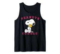 Peanuts Snoopy Woodstock College Cuddle Society Hugs Classic Tank Top