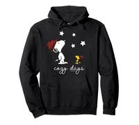 Peanuts Snoopy Woodstock Cozy Days Winter Star Walks Classic Pullover Hoodie