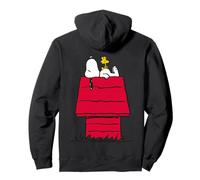 Peanuts Snoopy Woodstock Dog House Happy Friends Classic Art Pullover Hoodie