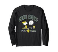 Peanuts Snoopy Woodstock Funny Golf Sports Cartoon 50s Long Sleeve T-Shirt