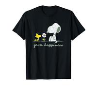 Peanuts Snoopy Woodstock Grow Happiness Nature T-Shirt