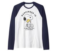 Peanuts Snoopy Woodstock Happiness Comfort Classic Friends Raglan Baseball Tee