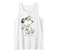 Peanuts Snoopy Woodstock Happy Days Best Friends Classic BFF Tank Top