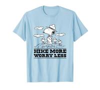 Peanuts - Snoopy & Woodstock Hike More Worry Less T-Shirt