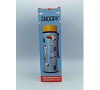 Steel Bottle Puckator Peanuts Snoopy & Woodstock Bleu 450 ml
