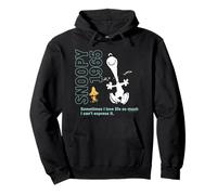 Peanuts Snoopy Woodstock Love Life Live Free Beagle Classic Pullover Hoodie