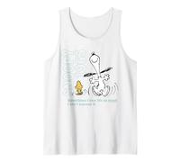 Peanuts Snoopy Woodstock Love Life Live Free Classic Beagle Tank Top