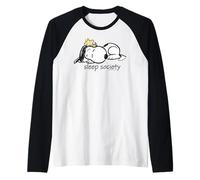 Peanuts Snoopy Woodstock Sleep Society Sweet Dreams Classic Raglan Baseball Tee