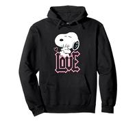 Peanuts Snoopy Woodstock Valentine Love Heart Cuddle Classic Pullover Hoodie