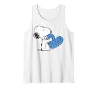 Peanuts Snoopy Woodstock Valentines Love Life Classic Hugs Tank Top
