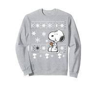 Peanuts Snoopy Xmas Christmas Cookie Pattern Classic Festive Sweatshirt