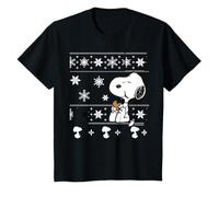 Peanuts Snoopy Xmas Christmas Cookie Pattern Festive Classic T-Shirt