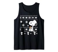 Peanuts Snoopy Xmas Christmas Cookie Pattern Festive Classic Tank Top